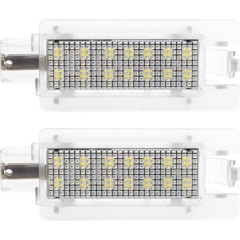 Kit de 2 feux de plaque d'immatriculation à LED pour Renault 19 II, Clio I, Megane I et Scenic I (1/2)