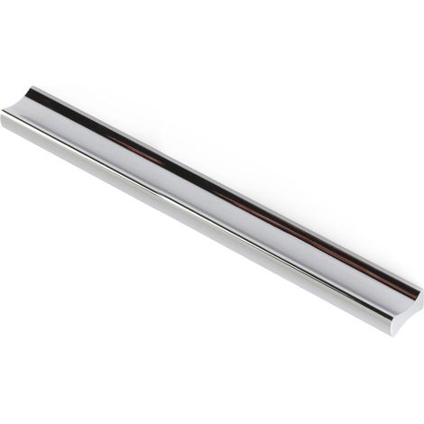 Tirador de Asa para Mueble Estilo Contemporáneo Fabricado en Aluminio Acabado en Anodizado mate Distancia Entrepuntos: 128 mm Medidas 150917 mm Sistema de Fijación Incluye Tornillos M4 2 Unida