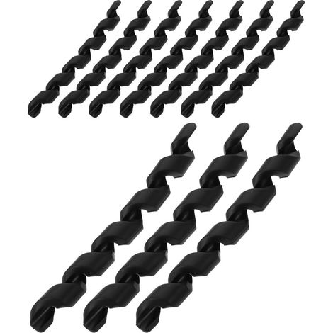 10 Pièces Gaine Spiralée pour Câble de Vélo Protection en Caoutchouc TPR Noire pour Câbles de Frein Dérailleur Ajustement pour Vélo (1/5)