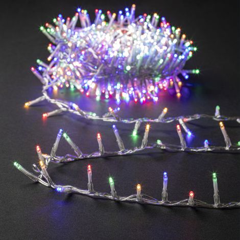 Guirlande Lumineuse Extérieur 50 m 2000 LED Multicolore et 8 jeux de lumière - Feeric Christmas