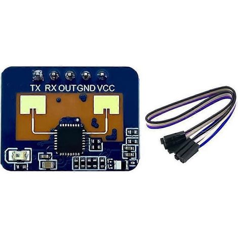 Capteur de présence humaine HLK-LD2410C 24G avec application Bluetooth et module de détection radar à ondes millimétriques FMCW (1/5)