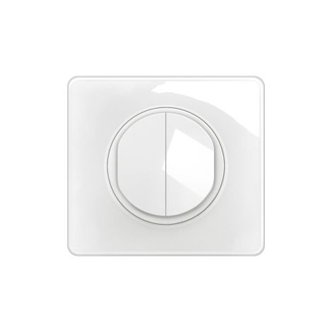 Legrand - Cu00e9liane 2024 - Double poussoir complet blanc 1 poste - Ru00e9f : 080251 + CM0031 + CB2001 + CP0001 (1/5)
