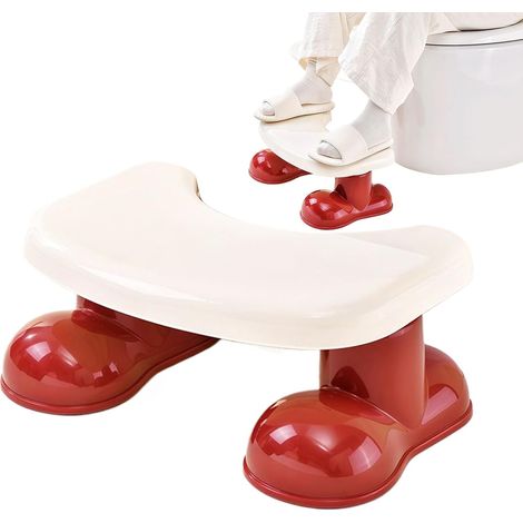 Tabouret Toilette,Escabeau De Salle De Bain pour La Défécation avec Marchepied - Banc À Pied Antidérapant pour Apprentissage Pot Personnes Âgées Maison Camping (1/5)