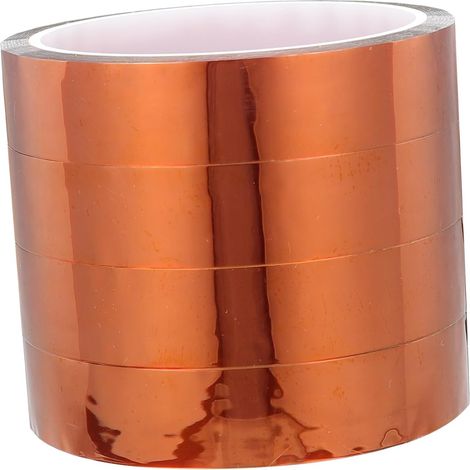 4 Pièces Ruban de Transfert Thermique Pi Marron, Haute Isolation (1/5)