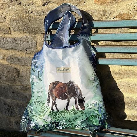 Borsa a tracolla RE20 con motivo a cavallo