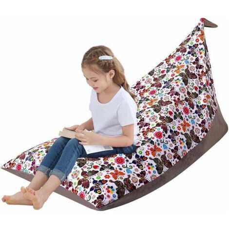 Enfant Peluche Sac Haricots Pouf en Forme d'animal en pour Enfants. Adolescents et Adultes Extra Large Velours Super Doux Housse de Coussin (1/5)
