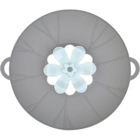Bouchon De Déversement Couvercle De Couvercle En Silicone Pour Casseroles Pots Bouillante Cuisine Sauvegarde (A, 12,81 11,4 in) (1/4)