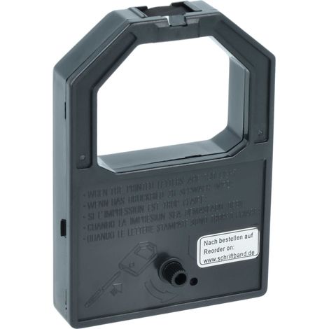 vhbw Ribbon Cartridge Replacement for GRC T526 for Dot Matrix, Receipt Printer - Black Ink Ribbon (1/4)
