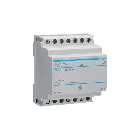 ST312 - ST312 HAGER SPA HAGE TRANSFERT SIC. 230V/12-24V 25VA 4M (1/5)