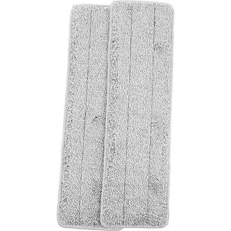 Tête de vadrouille de remplacement, 2 pièces, tampon de vadrouille pour sol dur, fournitures de nettoyage ménager, recharge de tampon de vadrouille en Fiber (1/4)