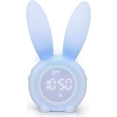Réveil du lapin lampe de table créative chevet fonction Snooze, 6 (1/5)
