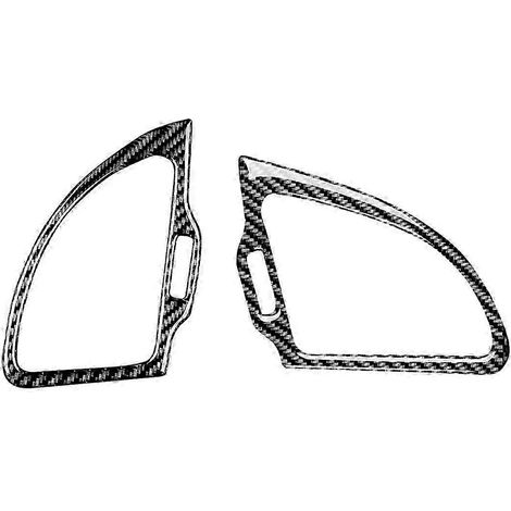 Véritable fibre de carbone pour les caches latéraux de prises électriques du tableau de bord des voitures 2018-2023 - Accessoires intérieurs (1/5)