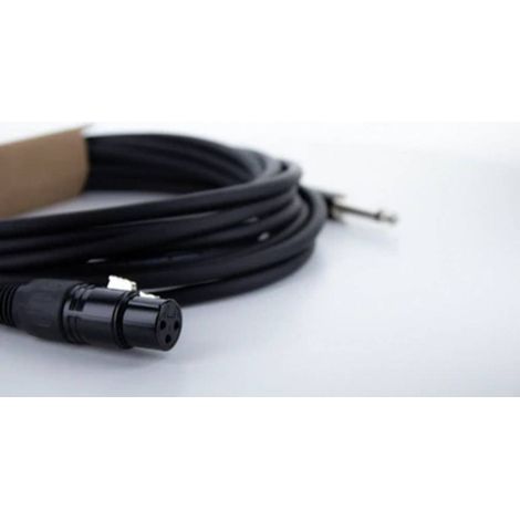 Cordial EM 5 FP XLR Câble de liaison [1x XLR femelle 3 pôles - 1x Jack mâle 6,3 mm (mono)] noir