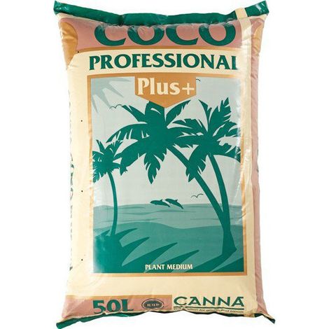Coco Professional Plus terreau 50L – 100% naturel et biologique – Enrichi en Trichoderma pour cultures hydroponiques – Canna