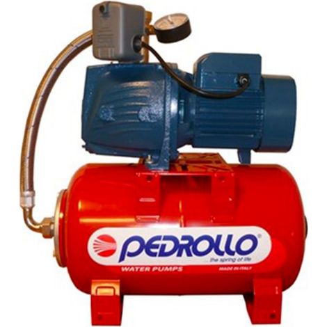 Surpresseur 100L Pedrollo HYDROFRESH PLURIJETm4100X - Pompe a eau 0,60 kW centrifuge jusqu'à 7,8 m3/h monophasé 220V