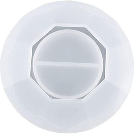 Harz Kerzenhalter Diamantform Kerzenständer Silikonformen Gussform für D (1/5)