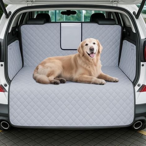 Tappetino impermeabile per bagagliaio - Tappetino per bagagliaio - Tappetino per auto per animali domestici - Retro antiscivolo - Protezione completa per bagagliaio di SUV, station wagon e berline - F (1/5)