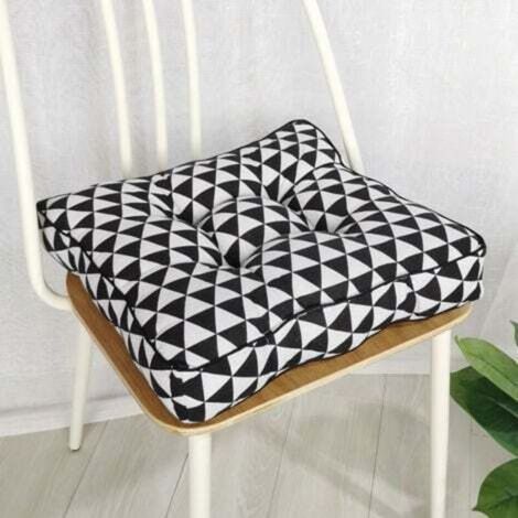 [JAMAIS UTILISÉ] (40x40x10cm,Triangle)Coussins de Chaise Tatami Coussin D'assise Confortable Respirant Rembourrés Coussins de Siège pour Enfant Bureau Jardin Intérieur Extérieur Décoration (1/4)