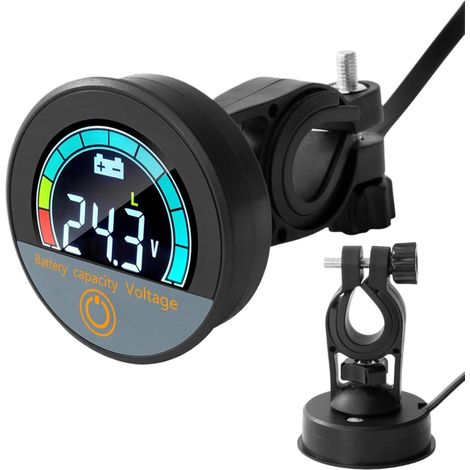 Testeur de batterie automobile, testeur de capacité de batterie - Testeur de batterie de chariot Testeur de batterie automatique de golf étanche, testeur de tension de batterie pratique, test (1/5)