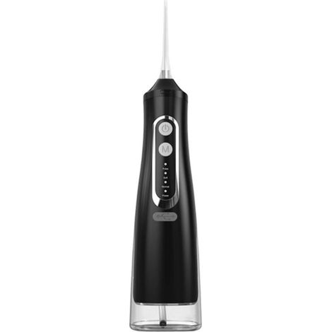 Hydropulseur buccal portable pour usage domestique, hydropulseur buccal électrique intelligent – \u200b\u200bnoir (1/5)