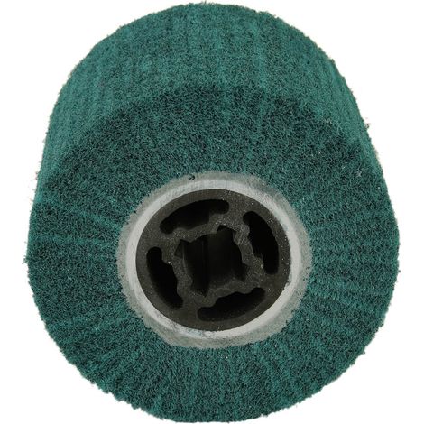 Accessoires pour le polissage et le brunissage par tréfilage de fil de nylon : brosse à lamelles abrasives (320) (1/5)