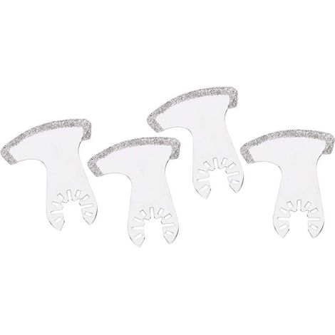 4 pièces lame de scie à dégagement rapide multi-outils Outils oscillants, lame de coupe en marbre, pour WORX/FEIN/DREMEL (1/5)