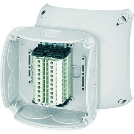 Caja de derivación hensel rk 0610 t ip66 10 bornes