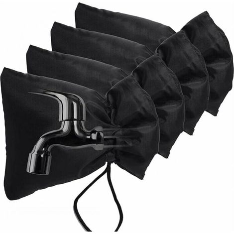 4-Pack Outdoor Faucet Covers to Protect Against Freeze in Winter, Insulation for Garden Faucets and Hoses, 18 x 14 cm, YMYNY (1/4)
