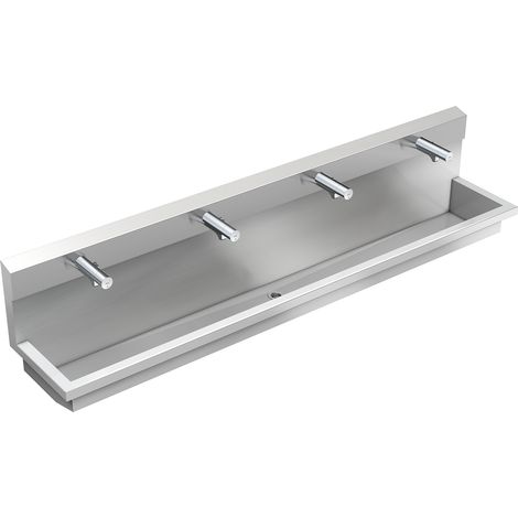 KWC AR Waschplatzeinheit, PLANOX, Edst.,  2400x530x440 mm, 4xMBatt. elektronisch