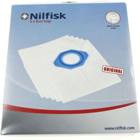 Scatola di 5 sacchetti di fibra originale - Aspirapolvere - NILFISK - 4347181