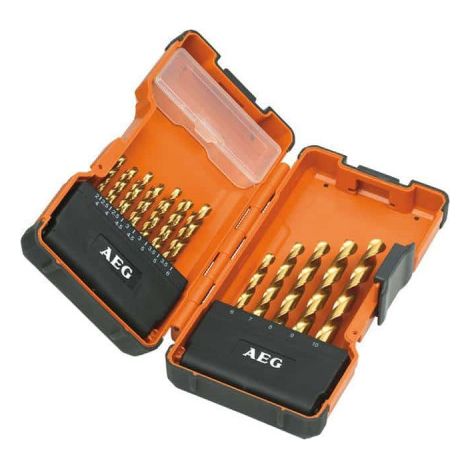 Coffret power set 19 forêts AEG HSS-G titane 4932352245