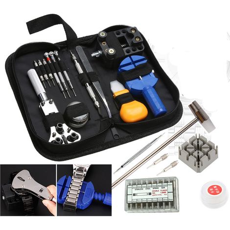 Home watch repair kit (380 pieces), watch strap removal kit (DIY), watch maintenance and repair kit--DTEKGAZ