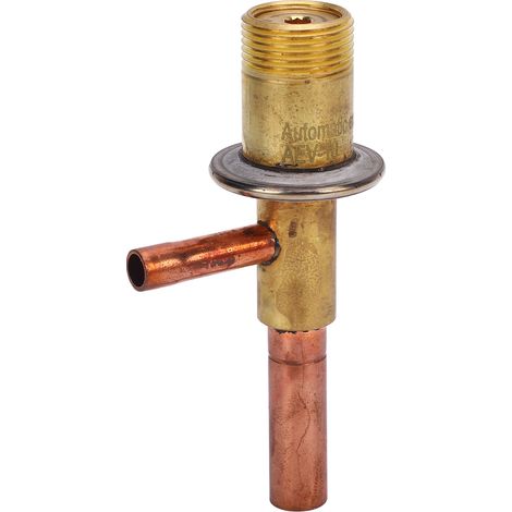 Vanne de régulation d'énergie frigorifique en laiton, entrée 1/4 po ODF, sortie 3/8 po ODF, soupape de sécurité frigorifique (1/5)