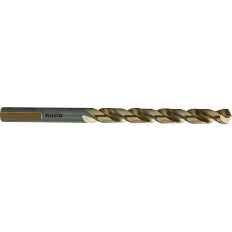 RUKO 228022 PACK DE 10 BROCAS HELICOIDALES DIN 338 TIPO UNI HSSE-CO 5 (Ø 2.2 MM)
