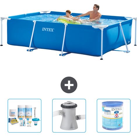 Intex Piscina con struttura Rettangolare - 260x160x65 cm - 6-pezzi  S40066