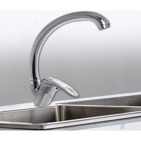 Robinet De Cuisine Mitigeur D'evier Laiton Chrome 52845a (1/2)