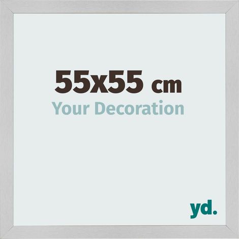 yd. - Cadre photo 55x55 - Acier Inoxydable - MDF - Bologna (1/5)