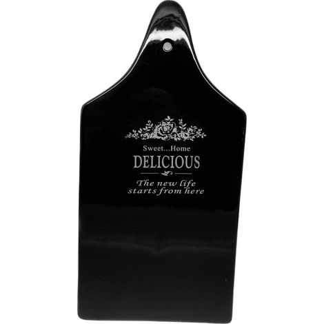 Fade La Cuisine tagliere da portata porcellana nera 33x16,5 cm (1/3)