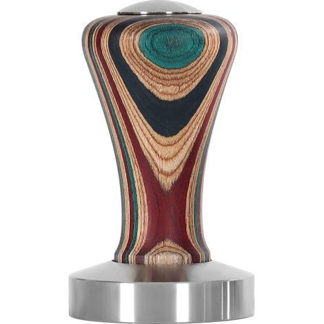 Tasseur à café en acier inoxydable (tasseur en bois coloré de 51 mm)