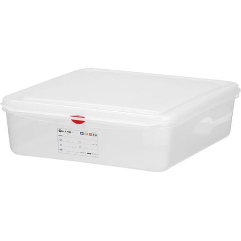 Bac gastronorme GN 1/1, polypropylène - Ref 873366 - 53x32xH20 cm - Hendi