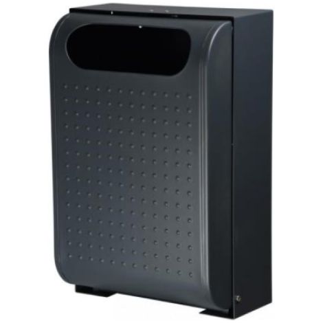 Corbeille murale Urbanet - 30l - anthracite mat - RAL 7016 (1/3)