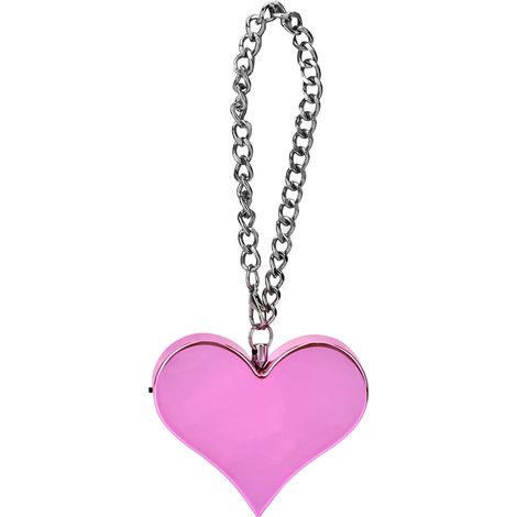 Alarme Personnelle 130DB en Forme de Cœur, Sirène de Défense Urgence avec Porte-Clés (Rose) (1/5)