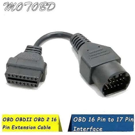 Adaptateur OBD2/OBD II 17 broches vers 16 broches pour Mazda (ST1M709) (1/5)