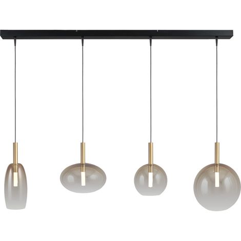 Lampe suspendue 4L Lido Ball Or avec verre doré qui s’estompe. - 2861-02-02-130-41234 (1/2)