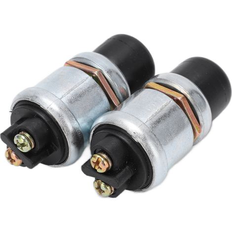 Interrupteur de bateau IP55 en aluminium, bouton poussoir momentané SPST pour moteur et klaxon, 50A 12-50V, commodo de navire robuste (1/5)