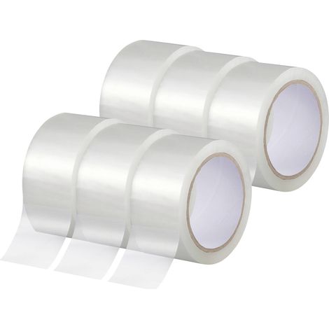 TOOLCRAFT TO-10187127 Ruban adhésif d'emballage transparent (L x l) 66 m x 50 mm 6 pc(s) Y034703 (1/5)