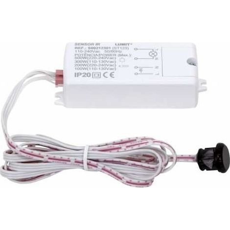 Capteur ofmotion ir white ip20, avec angle of de couverture 30°, sur pc avec protection uv