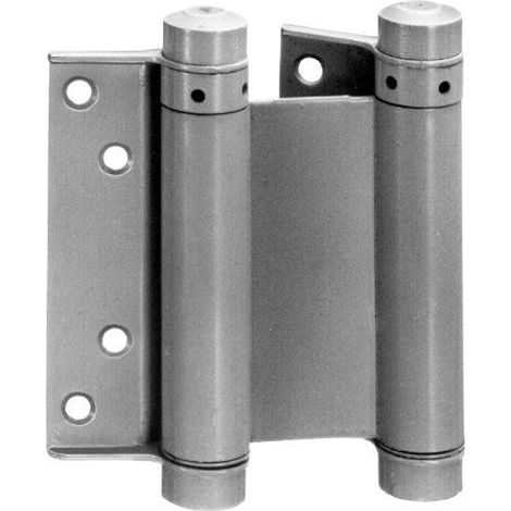 Alberts 411671 Paumelle de porte va-et-vient, galvanisee, en bleu, hauteur 100 mm