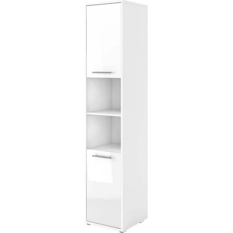 Lenart mobile BC 08 colonna verticale camera da letto cm46x45x217h biaco lucido