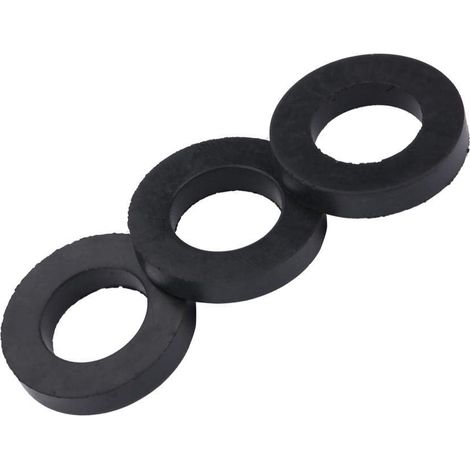 12pcs Joints en Caoutchouc Plats Joints Toriques de Remplacement pour Robinets et Pommeau de Douche Connecteur de Tuyau d'Eau 1/2 Pouces Étanche et Durable (1/5)